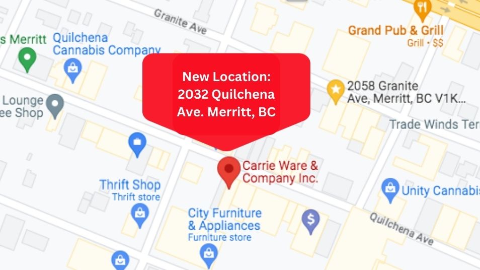 New Location 2032 Quilchena Ave Merritt